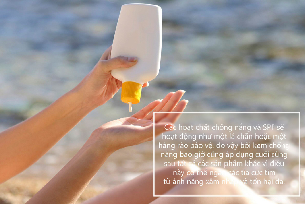 Bôi kem chống nắng là một trong các bước chăm sóc da cơ bản nhưng lại rất quan trọng