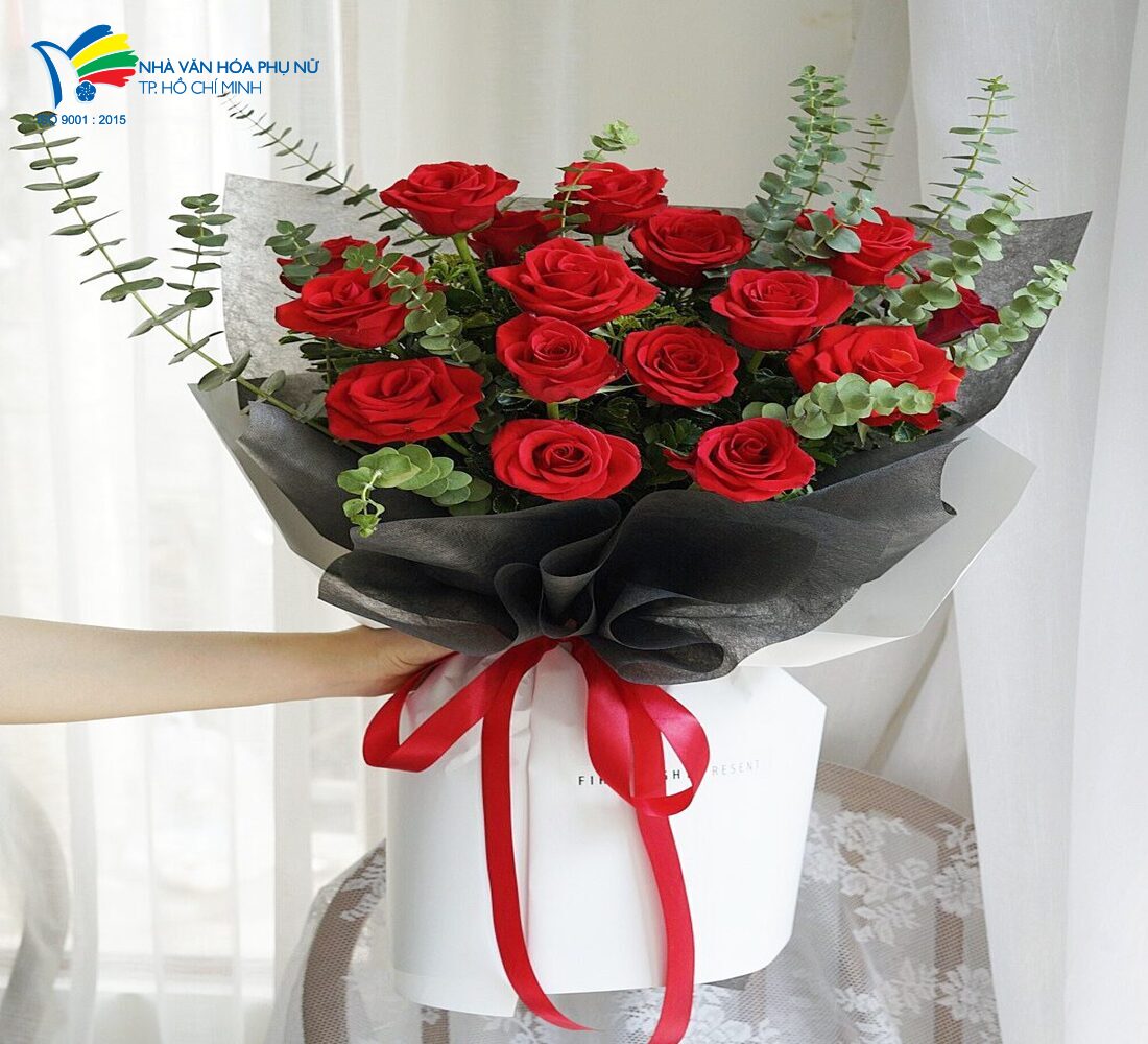 Tặng những bó hoa hồng tặng người yêu đẹp nhất kèm lời chúc
