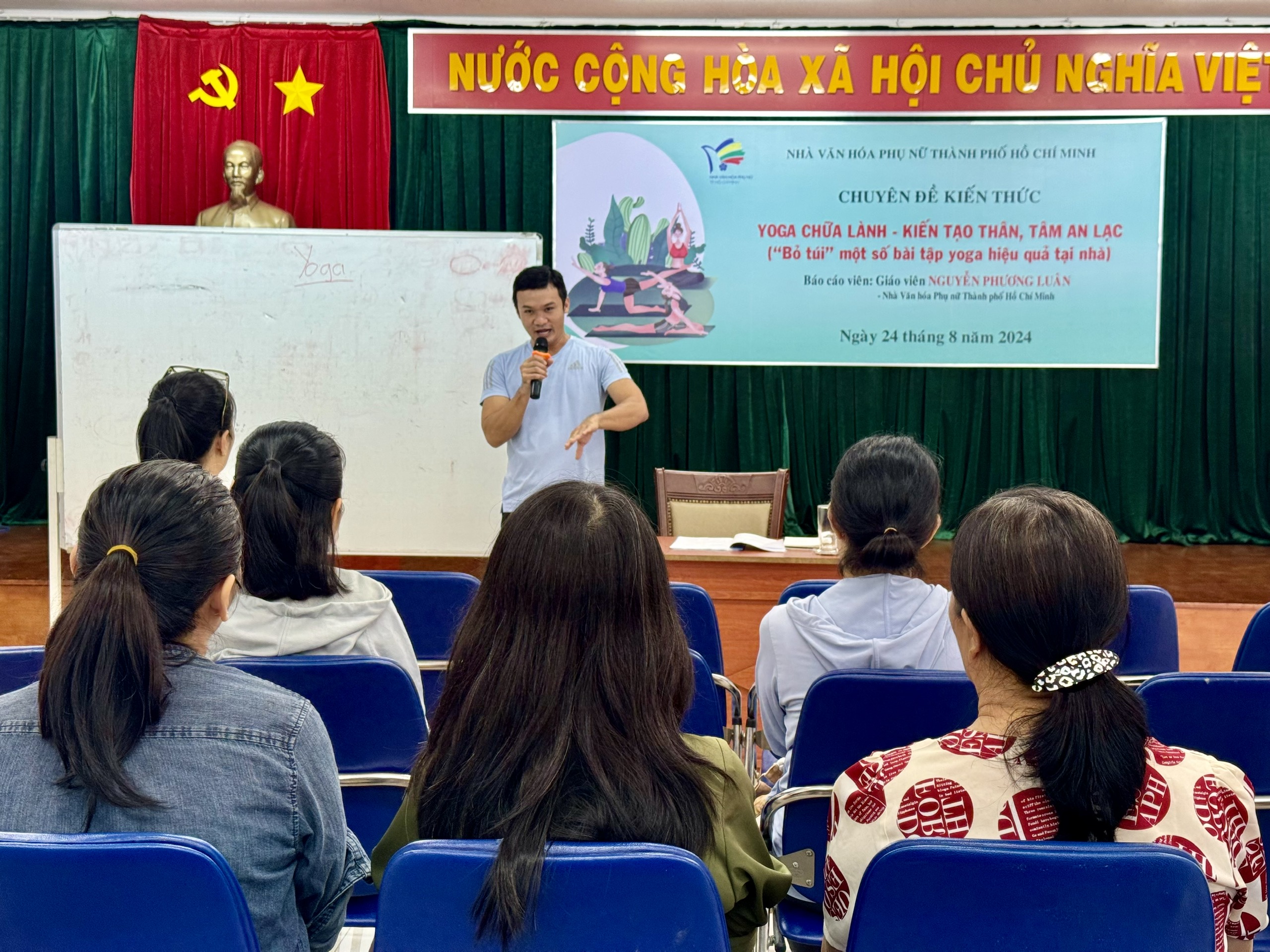 CHUYÊN ĐỀ KIẾN THỨC "YOGA CHỮA LÀNH – KIẾN TẠO THÂN, TÂM AN LẠC (“Bỏ túi” một số bài tập Yoga hiệu quả tại nhà)" tại CƠ SỞ 2 7 aa499c511efbbaa5e3ea