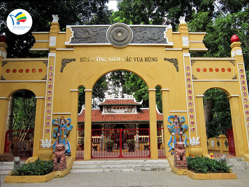Đền thờ Vua Hùng tại Công viên Tao Đàn, đường Trương Định, Quận 1 Đền thờ Vua Hùng tại Công viên Tao Đàn, đường Trương Định, Quận 1