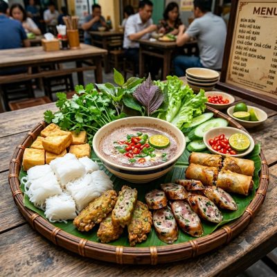 MẸT BÚN ĐẬU MẮM TÔM (Kết hợp hướng dẫn cách làm chả cốm, dồi sả ớt, chả giò khoai môn dùng kèm) - 09g00, ngày 11/7/2026 (thứ Bảy) tại Cơ sở 2