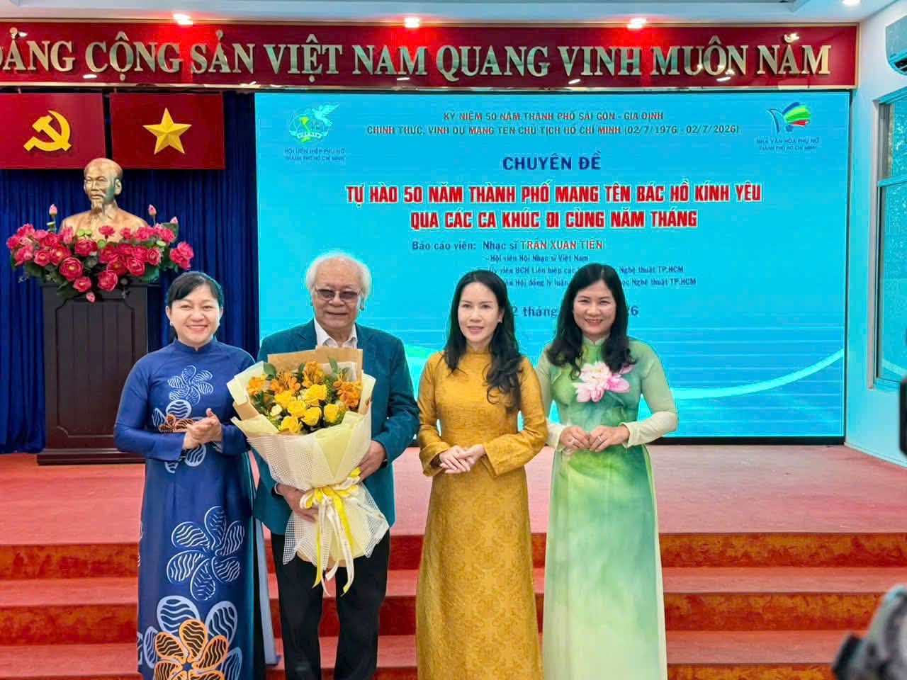 Chuyên đề "TỰ HÀO 50 NĂM THÀNH PHỐ MANG TÊN BÁC HỒ KÍNH YÊU QUA CÁC CA KHÚC ĐI CÙNG NĂM THÁNG” & Kết hợp Tổng kết – Trao giải Hội thi viết bài cảm nhận trực tuyến: “50 NĂM TỰ HÀO THÀNH PHỐ MANG TÊN BÁC HỒ KÍNH YÊU” 8 735831932 1416428533866600 3015718087547640086 n