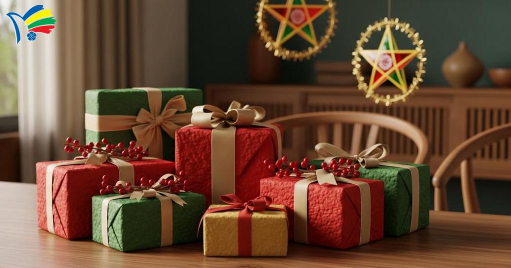 Hộp quà Noel hay đồ trang trí giúp cảm nhận rõ tinh thần lễ hội