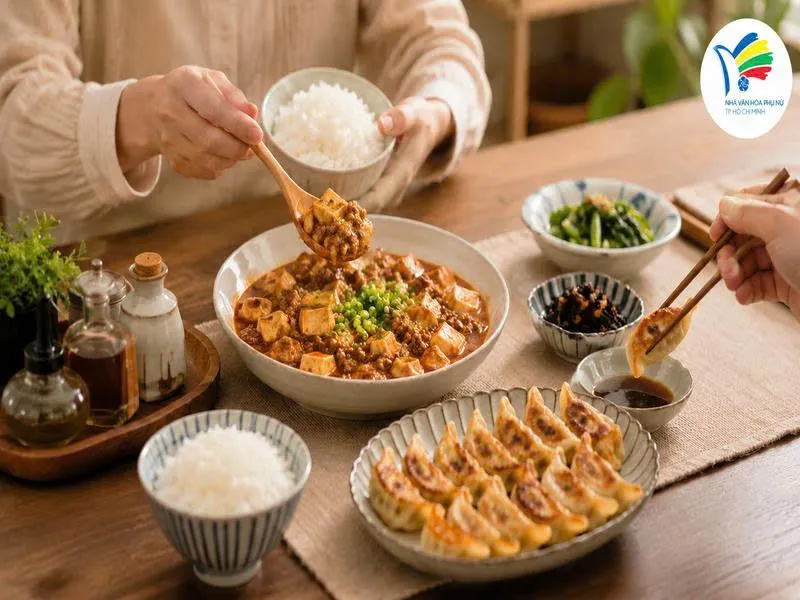 Set cơm Chyuka được bày biện chỉn chu, mang đến gợi ý bữa ăn món Nhật gần gũi và dễ thực hiện tại nhà. Set cơm Chyuka được bày biện chỉn chu, mang đến gợi ý bữa ăn món Nhật gần gũi và dễ thực hiện tại nhà.