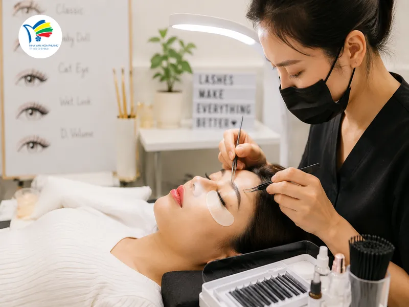 Học viên được rèn luyện thao tác, hiểu rõ các kiểu nối mi và phát triển nền tảng kỹ năng làm đẹp. 