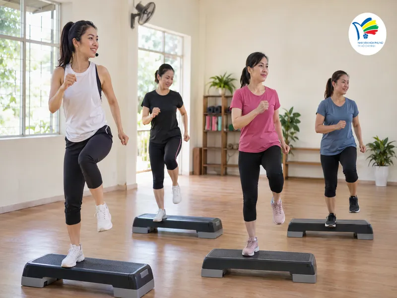 Bài tập toàn thân kết hợp nhiều nhóm cơ và dạng vận động, được điều chỉnh theo thể trạng và kinh nghiệm mỗi người. Bài tập toàn thân kết hợp nhiều nhóm cơ và dạng vận động, được điều chỉnh theo thể trạng và kinh nghiệm mỗi người.