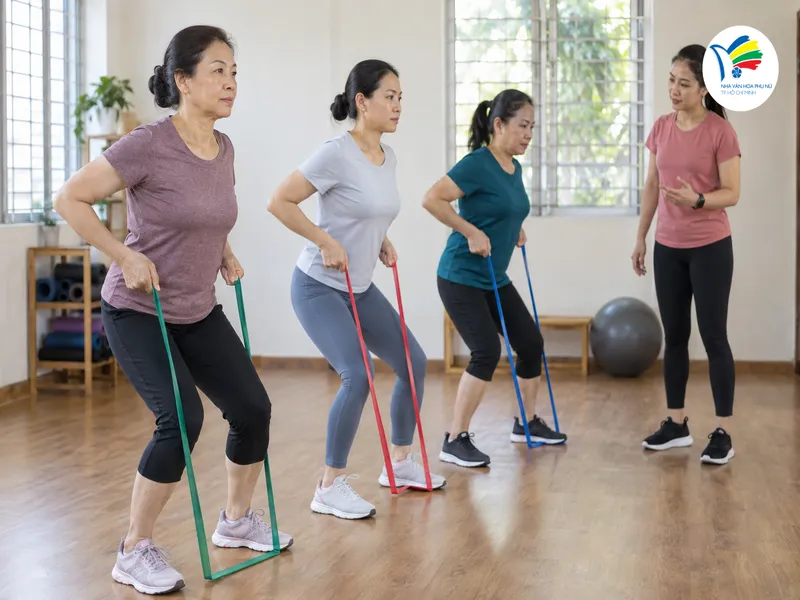 Bài tập thăng bằng giúp kiểm soát cơ thể, chuyển nhịp vận động và cần được điều chỉnh phù hợp với từng người. Bài tập thăng bằng giúp kiểm soát cơ thể, chuyển nhịp vận động và cần được điều chỉnh phù hợp với từng người.