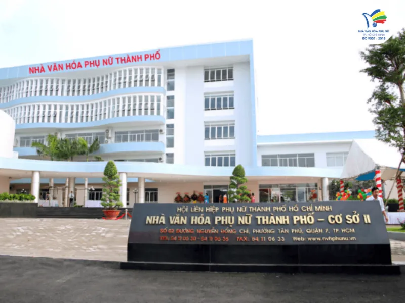 “45 MÙA HOA RỰC RỠ – KÝ ỨC VÀ CẢM XÚC”: NHÌN LẠI HÀNH TRÌNH QUA NHỮNG KHUÔN HÌNH 6 Nhà Văn hóa Phụ nữ cơ sở II tại Quận 7, TP.HCM, là nơi diễn ra các hoạt động triển lãm ảnh tư liệu kỷ niệm “45 mùa hoa rực rỡ – Ký ức và cảm xúc”